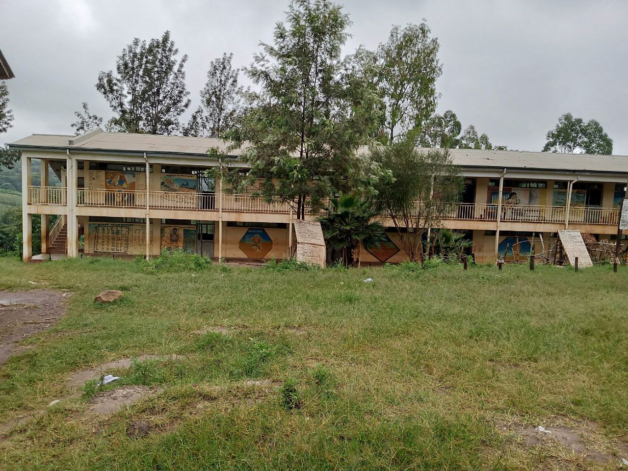 This is School built by MIDROC Gold Mine around our operating area (Reji Elementary School)